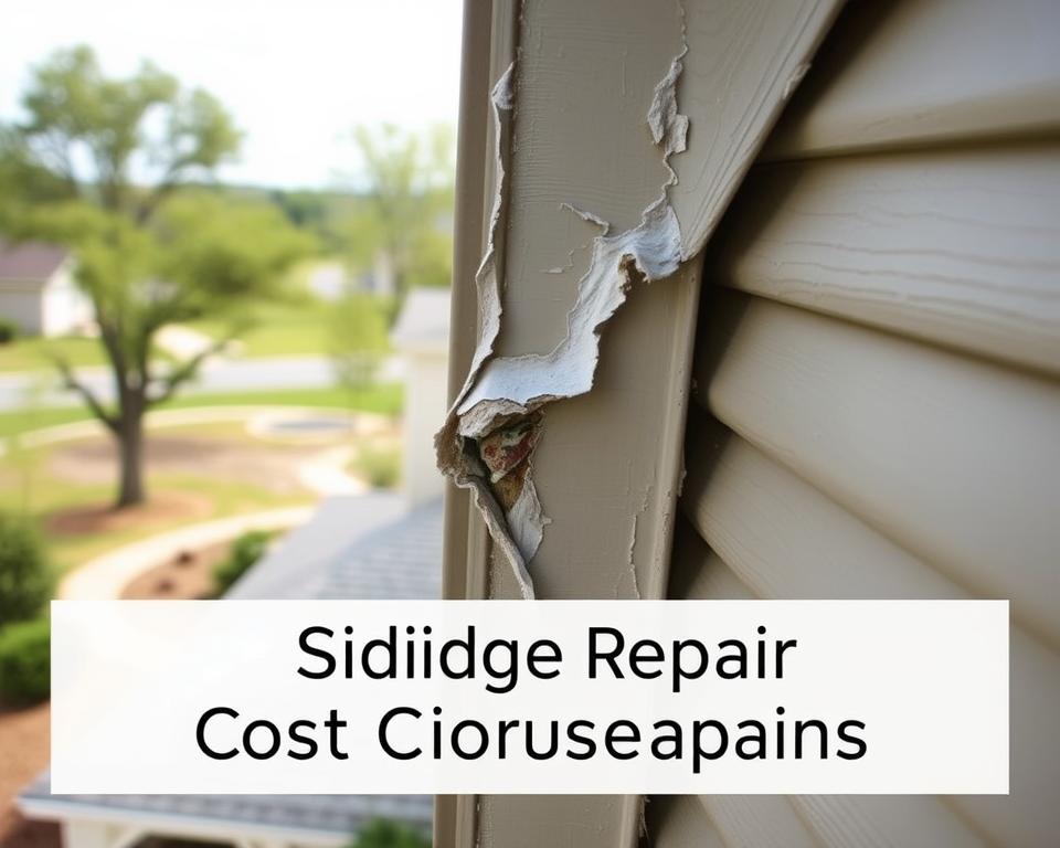 siding repair cost